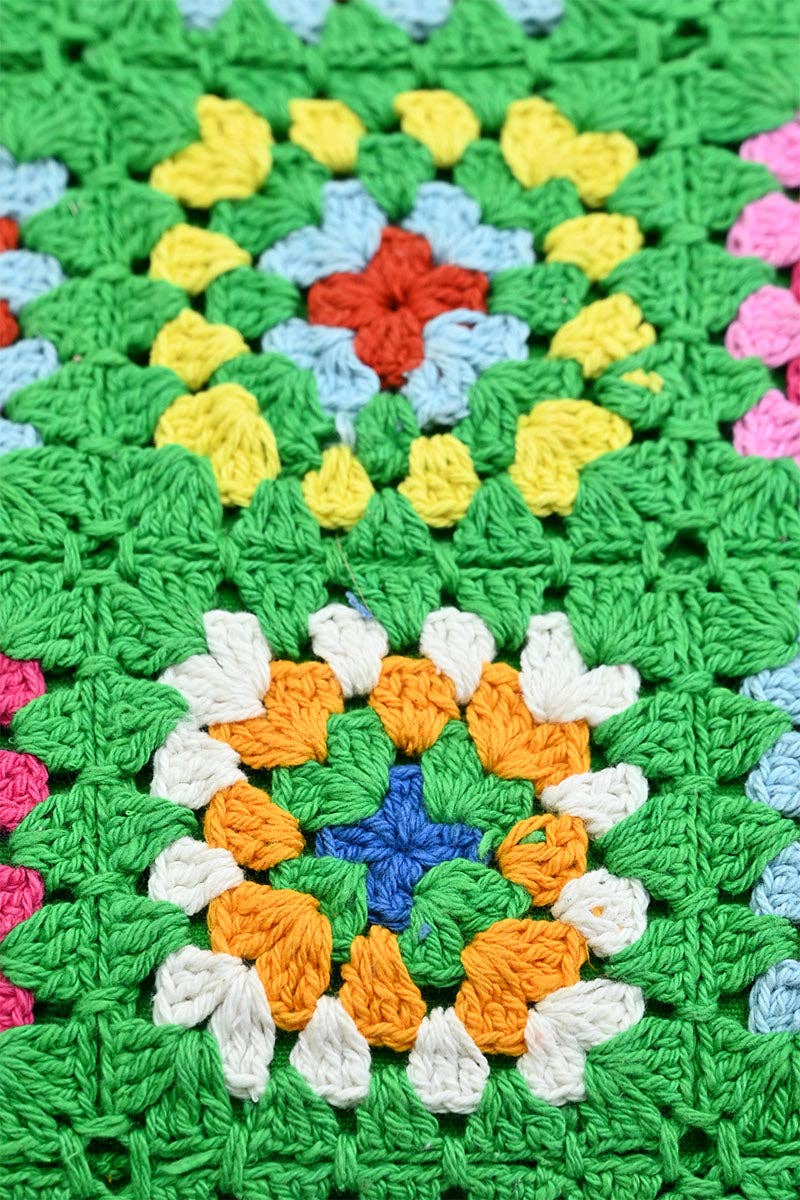 Rooted Radiance Crochet Tote- Sustainable Fashion Fitkitty Culture Athleisure Wear, Yoga Wear & Women's Clothing